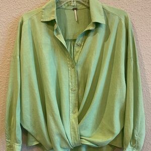 New Young, Fabulous & Broke Tourist Top, loose silhouette with twisted front.